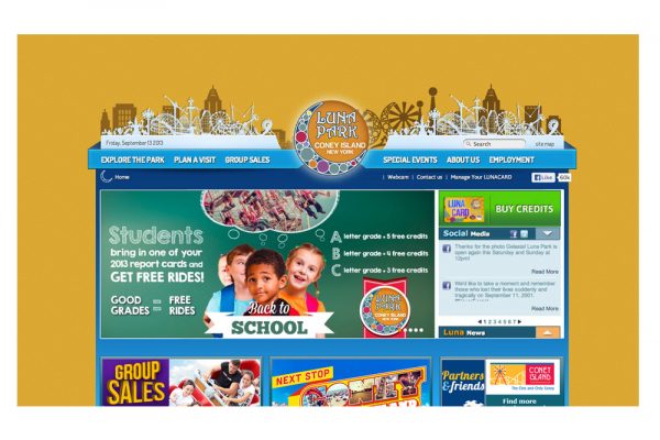 Coney Island/Luna Park Digital Design