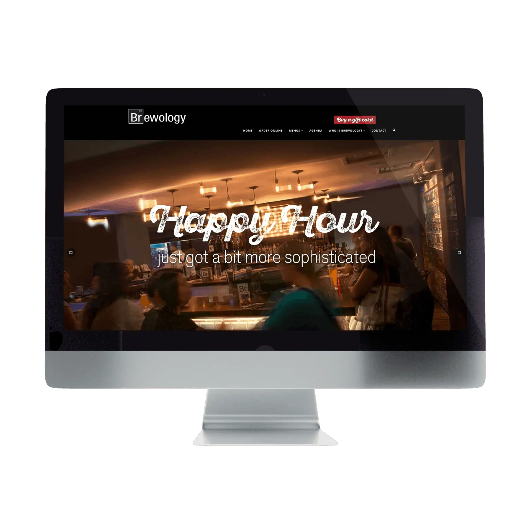 Brewology Website Design Desktop