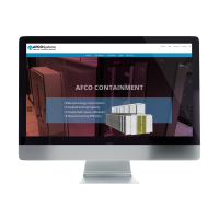 Afco Systems Website on Desktop
