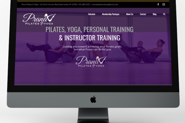 Prana Pilates & Personal Training Institute Website